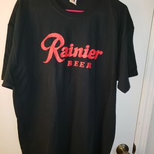 Men's Rainier beer shirt
